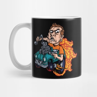 Monster Engine Car Illustration Mug